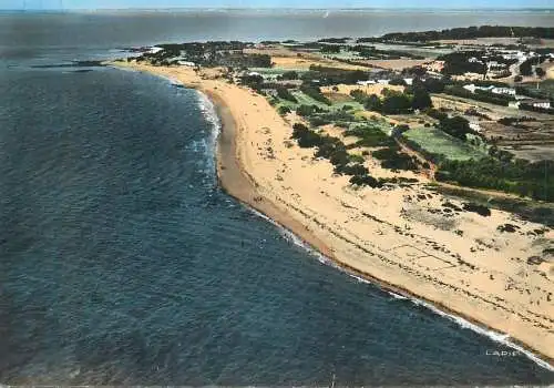 Postcard France Ile d'Aix la Grande Plage vue aerienne