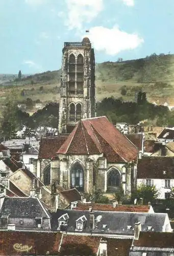 Postcard France Chateau-Thierry Eglise St-Crepin