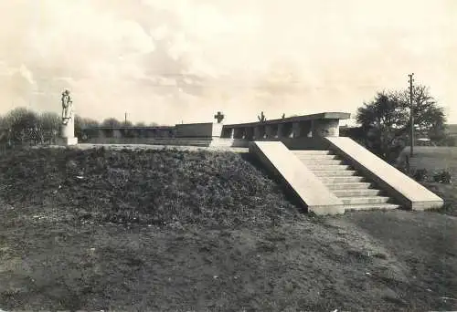 Postcard France Villedieu-la-Blouere Pelerinage Saint-Joseph-du-Chene Podium du Centenaire 1956