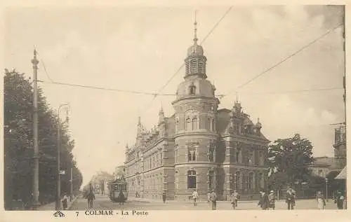 cpa Colmar la poste