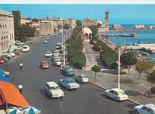 Greece postcard Rhodes Mandraki