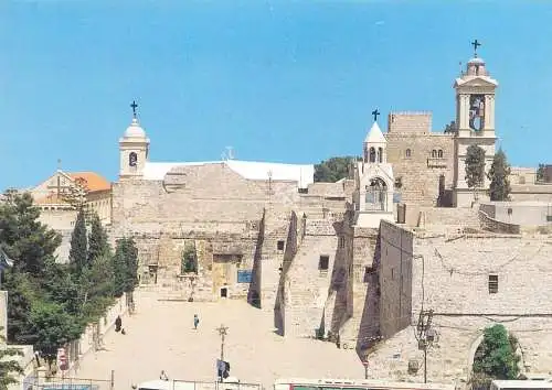 Israel Bethlehem postcard church of nativity