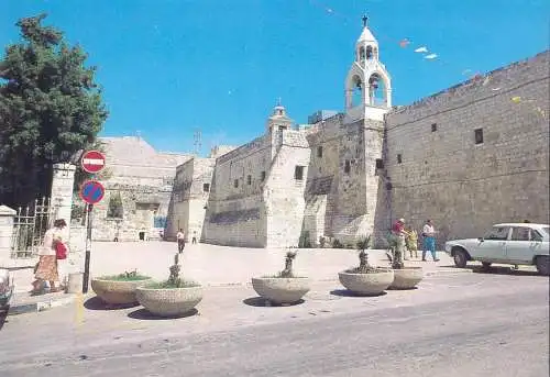 Israel Bethlehem postcard church of Nativity