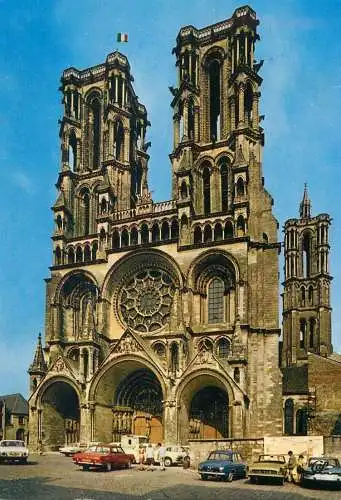 Post card France Laon la Cathedrale