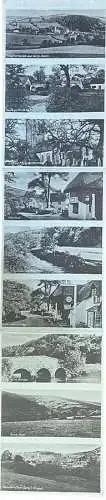 Winsford triptic leporello multi views card