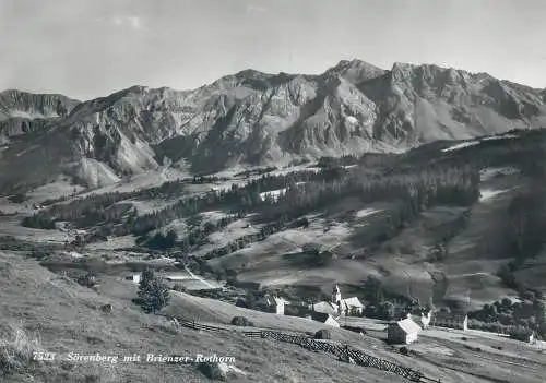 Switzerland postcard Sorenberg mit Brienzer Rothorn
