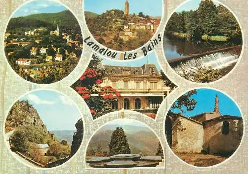 Postcard France Lamalou-les-Bains multi view