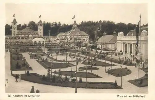 Exposition nationale suisse a Berne 1914 Concert au Mittelfeld