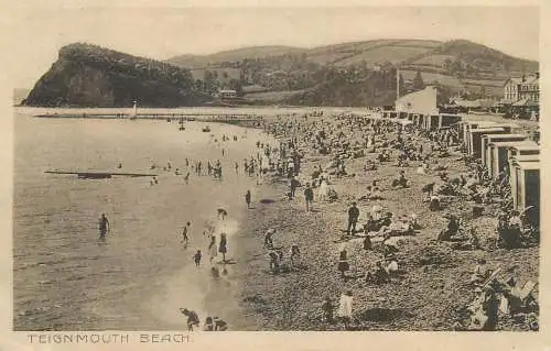 Teignmouth beach