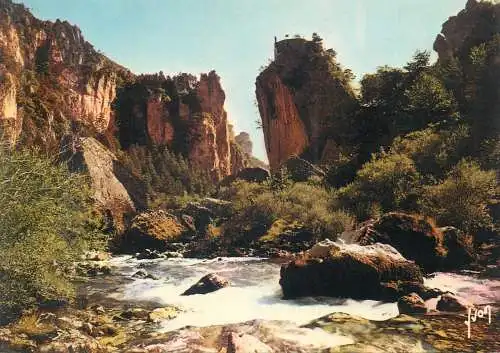 Post card France Gorges du Tarn Pas du Soucy Lozere