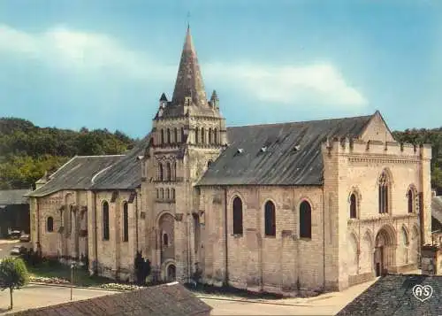 Post card France Maine et Loire Treves-Cunault Eglise Notre Dame