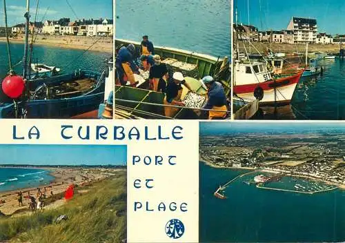Postcard France La Turballe Port et Plage multi view