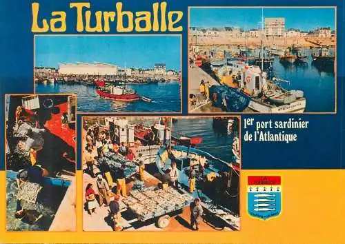 Postcard France La Turballe multi view