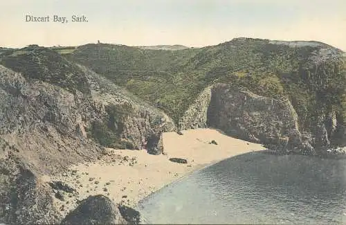 UK postcard Sark island Dixcart bay