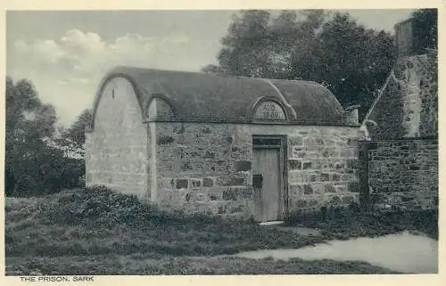 UK postcard Sark island The prison