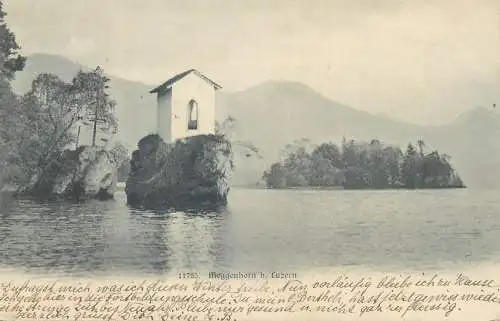 Switzerland postcard Meggenhorn Luzern 1905