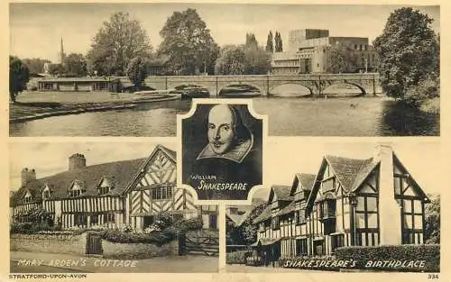 Stratford-upon-Avon Shakespeare`s birthplace