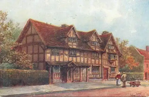 Stratford-upon-Avon Shakespeare`s birthplace