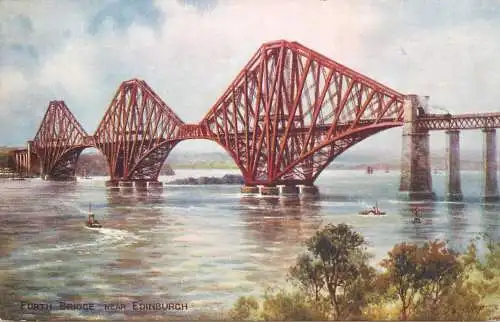 Forth Bridge near Edinburgh