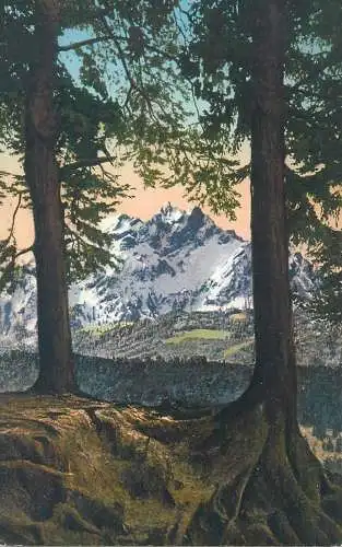 Switzerland postcard Bei Luzern der Pilatus