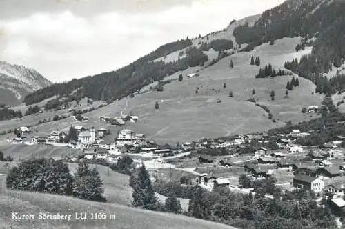 Switzerland postcard Kurort Sorenberg resort panorama Hugo Kopp