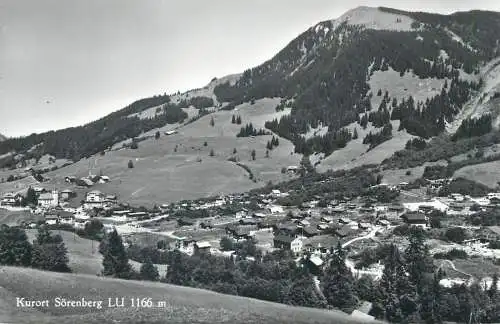 Switzerland postcard Kurort Sorenberg resort panorama Hugo Kopp