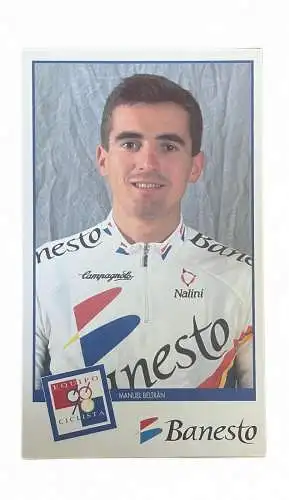 CARTE CYCLISME MANUEL BELTRAN TEAM BANESTO