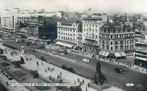 Manchester Piccadilly Circus & Market Street