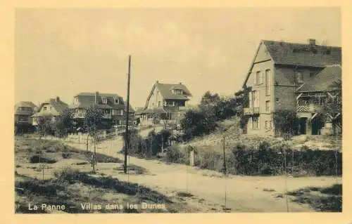 De Panne villas dans les Dunes