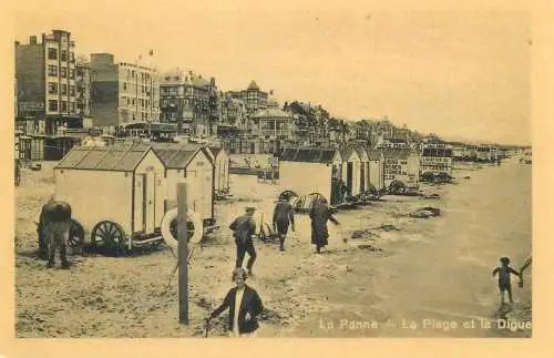 De Panne la plage et la digue