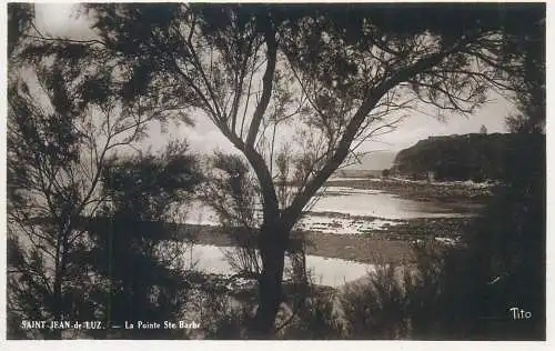 cpsm Saint-Jean-de-Luz la pointe Ste Barbe