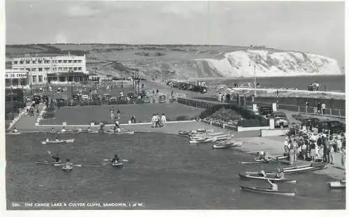 Sandown the canoe lake & Culver Cliffs 1959