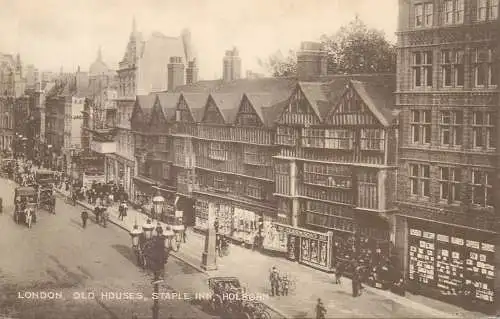 London Old Houses Staple Inn Holborn