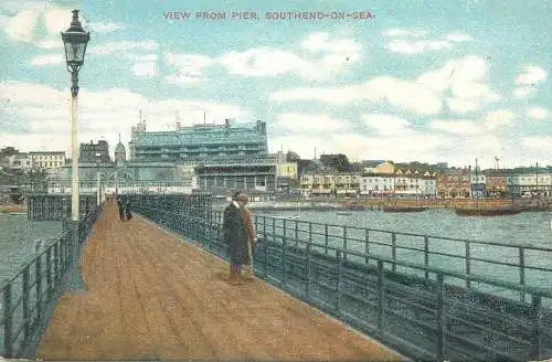 Southend-on-Sea view from pier 1909
