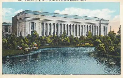United States Boston museum of fine arts from Fenway 1926