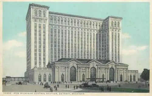 United States Detriot new Michigan central station