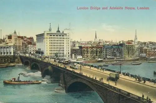 London bridge and Adelaide House 1931