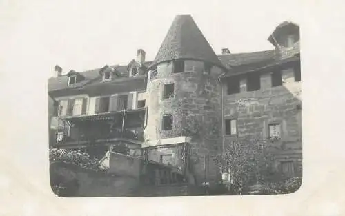 Vintage photo postcard to identify castle carte foto