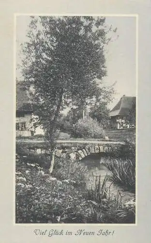 Photo postcard Switzerland Basel Rathe-Fehlmann Viel Gluck im Neuen Jahr greetings