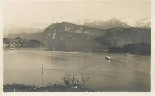 Real photo postcard Switzerland 1930 scenery