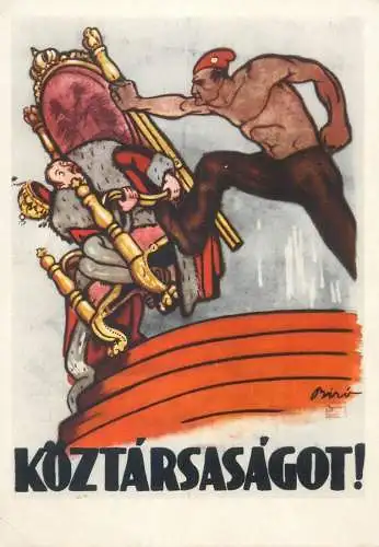 Hungary satire artist Biro Mihaly - Koztarsasagot! ( republic )