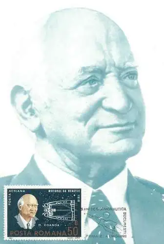Maxi card 1983 / Henri Coanda / first day of issue Romania