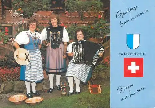 Swiss Folklore group yodel music Lucerne Luzern