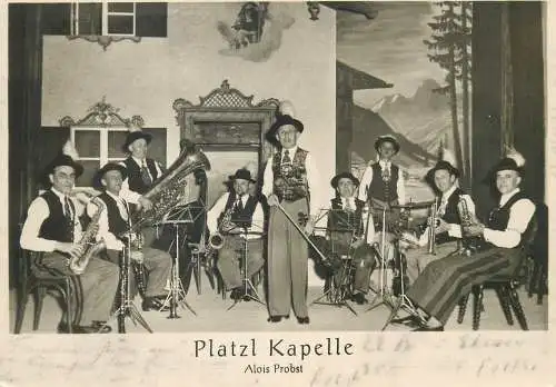 MÜNCHEN PLATZL KAPELLE - ALOIS PROBST - GAST UND VERGNÜGUNGSSTÄTTE german folk music band