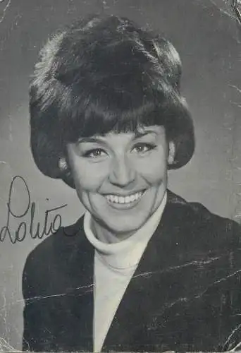 Lolita german singer West Germany Nurnberg Gerd Winkler Polydor autogramm card