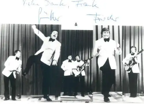 German music band entertainers from the `70s autogramm signature