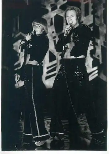 Geman pop music duo 1981 dedication photo Chris und Axel