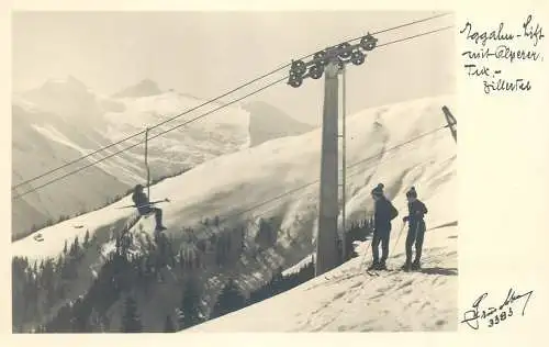 Austria Tirol Mayrhofen Hans Hruschka teleski postcard