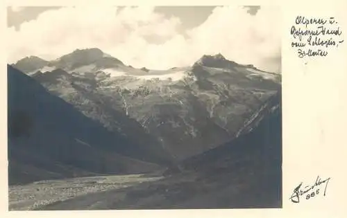 Austria Tirol Schlogeis Mayrhofen mountain sccenery postcard