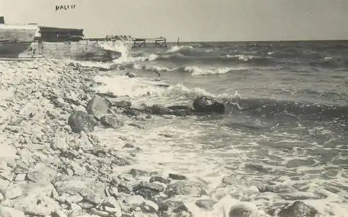 Bulgaria Balcic real photo postcard seascape